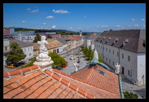 Blick von der Kirche